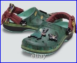 LIMITED EDITION 2026 Crocs Classic Clog ONE PIECE ZORO Mens Size 9 With Box
