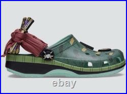 LIMITED EDITION 2026 Crocs Classic Clog ONE PIECE ZORO Mens Size 9 With Box