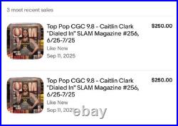 LIMITED EDITION GOLD WMBA CGC, Caitlyn Clark, AMAZING TOPIC Piece? 1/1