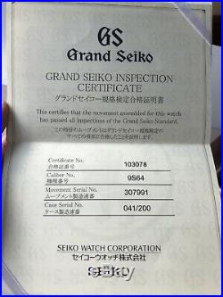 LNIB Grand Seiko Elegance SBGW049 Limited Edition Of 200 Pieces