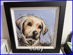 Labrador Dog Art Samantha Ellis Paws For Thought Limited Edition 57/295 Signed
