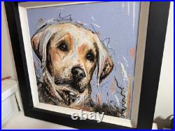 Labrador Dog Art Samantha Ellis Paws For Thought Limited Edition 57/295 Signed