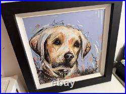 Labrador Dog Art Samantha Ellis Paws For Thought Limited Edition 57/295 Signed