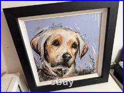 Labrador Dog Art Samantha Ellis Paws For Thought Limited Edition 57/295 Signed
