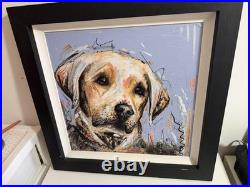 Labrador Dog Art Samantha Ellis Paws For Thought Limited Edition 57/295 Signed