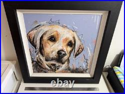 Labrador Dog Art Samantha Ellis Paws For Thought Limited Edition 57/295 Signed