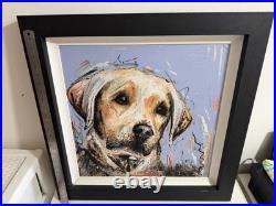 Labrador Dog Art Samantha Ellis Paws For Thought Limited Edition 57/295 Signed