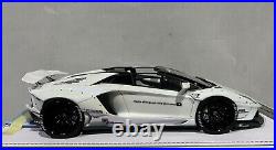 Lamborghini Aventador Liberty Walk Roadster Chameleon White Ltd 50 Pieces