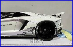 Lamborghini Aventador Liberty Walk Roadster Chameleon White Ltd 50 Pieces
