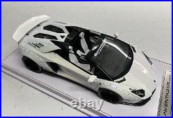 Lamborghini Aventador Liberty Walk Roadster Chameleon White Ltd 50 Pieces