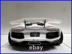Lamborghini Aventador Liberty Walk Roadster Chameleon White Ltd 50 Pieces