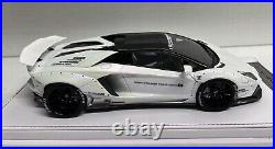 Lamborghini Aventador Liberty Walk Roadster Chameleon White Ltd 50 Pieces