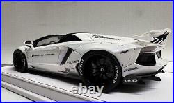 Lamborghini Aventador Liberty Walk Roadster Chameleon White Ltd 50 Pieces