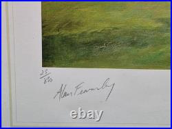 Large 16th Hole 1974 British Open Golf Print Signed Gary Player Alan Fearnley