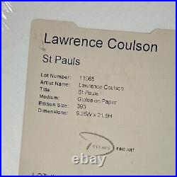 Laurence Coulson St. Pauls Signed Print Limited Edition Sealed + Certificate