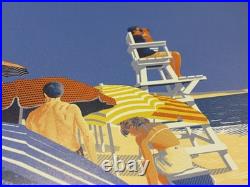 Laurent Durieux, JAWS, Summer Of 75, Lithograph, MIMA Museum, Movie Poster