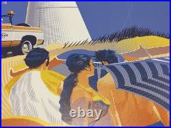 Laurent Durieux, JAWS, Summer Of 75, Lithograph, MIMA Museum, Movie Poster