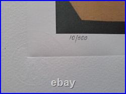 Le Corbusier Signed Accordion, Carafe and Coffee Pot Collectable Lithograph