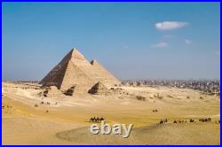 Limited Edition (100) Signed, Framed Photo Of The Pyramids Of Giza. A3