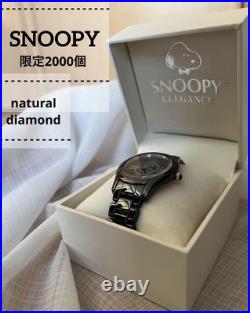 Limited Edition 2000 Pieces Snoopy Nice Shot Of Happiness With Natural Diamonds