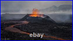 Limited Edition A3 Print Of 2023 Iceland Volcano