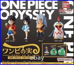 Limited Edition Bandai Wampi no Mi One Piece Odyssey Complete Set of 4 Gashapons