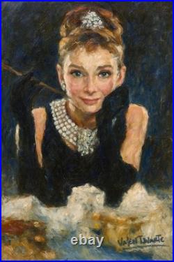 Limited Edition Canvas Print Valentinarte Audrey Hepburn Roman Holiday Art