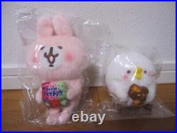 Limited Edition Kanahei Morinaga Collaboration Pisquet Rabbit Plush Toy 2-Piece