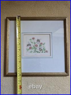 Limited Edition Print Bees And Clover By MC Critchley-Salmonson
