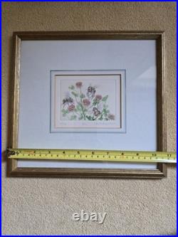 Limited Edition Print Bees And Clover By MC Critchley-Salmonson