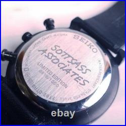 Limited Edition Seiko Sottass 7T92-0TR0 Black Quartz Watch 1000 Pieces Only