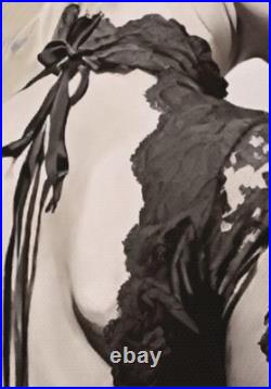 Limited Edition Signed Canvas Art Print B+W Portrait Artwork 30x30