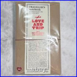 Limited Edition Traveler's Notebook LOVE AND TRIP Regular Size 3-Piece Set
