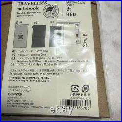Limited Edition Traveler's Notebook LOVE AND TRIP Regular Size 3-Piece Set
