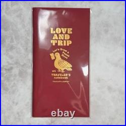 Limited Edition Traveler's Notebook LOVE AND TRIP Regular Size 3-Piece Set