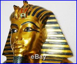 Limited edition rare king tut death mask withappraisal unique piece of history