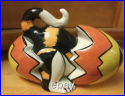 Lorna Bailey CAT in an Easter Egg Limited edition Signed in BLUE Open Day piece
