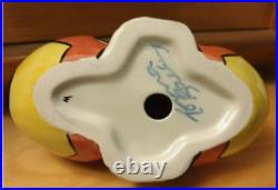 Lorna Bailey CAT in an Easter Egg Limited edition Signed in BLUE Open Day piece