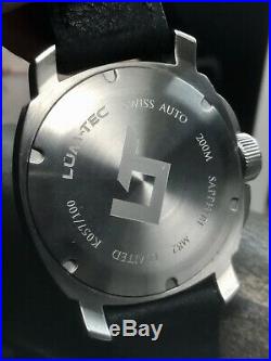 Lum-Tec M82 Swiss Automatic 42mm Gray Sunburst Dial Limited Edition 100 Pieces