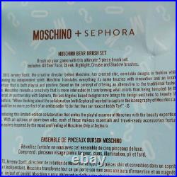 MOSCHINO x Sephora Bear Brush Set Gold 5 Piece Limited Edition NIB