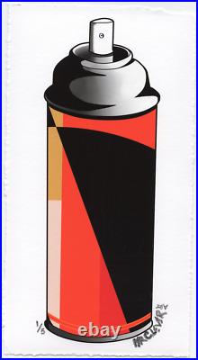 MR CLEVER ART CONTEMPORARY SPRAY CAN Color Abstract Op Street Art Deco Graffiti