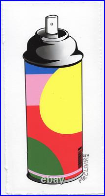 MR CLEVER ART CONTEMPORARY SPRAY CAN colors abstract op street art deco graffiti