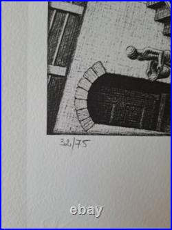 M. C. Escher Signed Relativity Collectable Lithograph