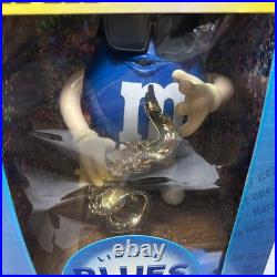 M&M's Limited Edition Blues Cafe Candy Dispenser 25cm New Sealed
