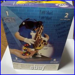 M&M's Limited Edition Blues Cafe Candy Dispenser 25cm New Sealed