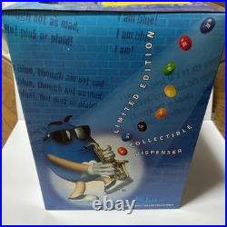 M&M's Limited Edition Blues Cafe Candy Dispenser 25cm New Sealed