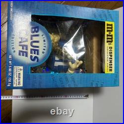 M&M's Limited Edition Blues Cafe Candy Dispenser 25cm New Sealed
