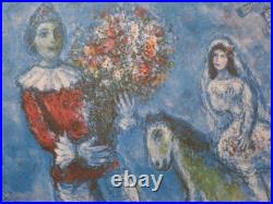 Marc Chagall Signed The Blue Circus Certificate SPADEM Paris