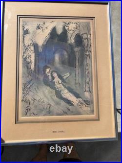 Marc Chagall The Marriage Licensed Restrike Etching Aquatint With Authentication