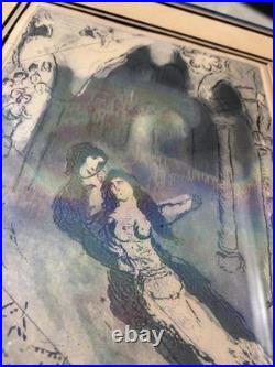 Marc Chagall The Marriage Licensed Restrike Etching Aquatint With Authentication